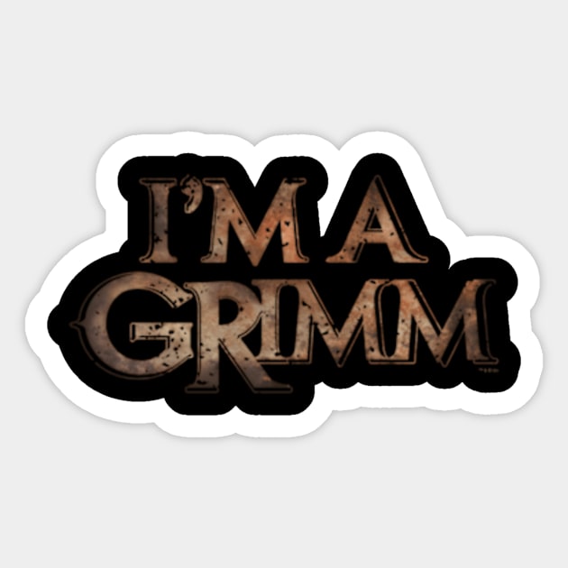 Grimm I'M A Grimm Sticker by jasper-cambridge